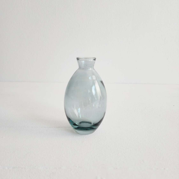 Recycled Bottle Budvase - Green - 12cm 